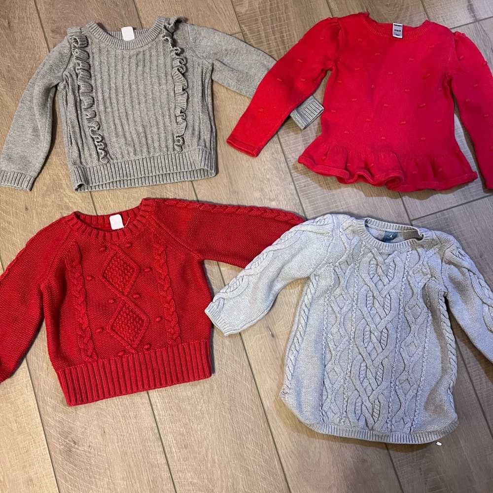 Gap Sweater Bundle 3t Girl